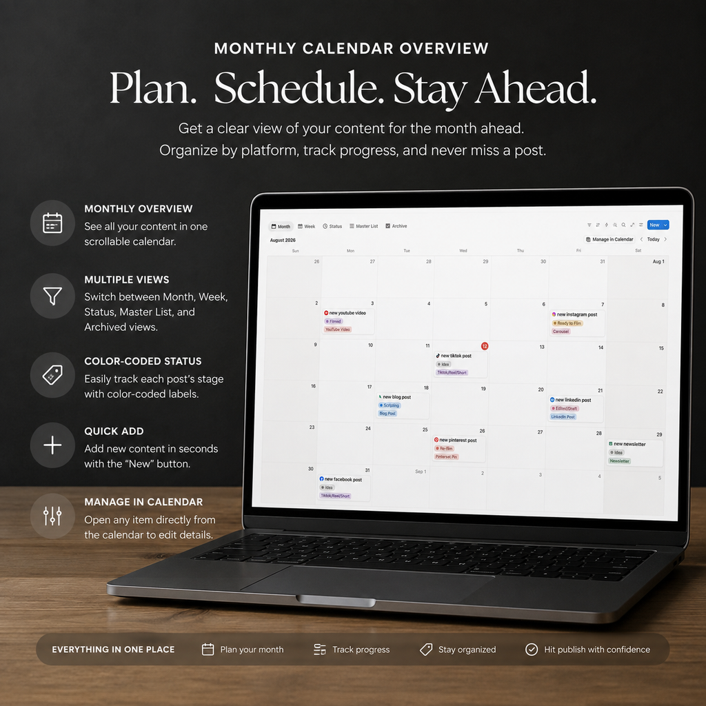 Social Media Content Planner