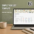 Simple Task List Template