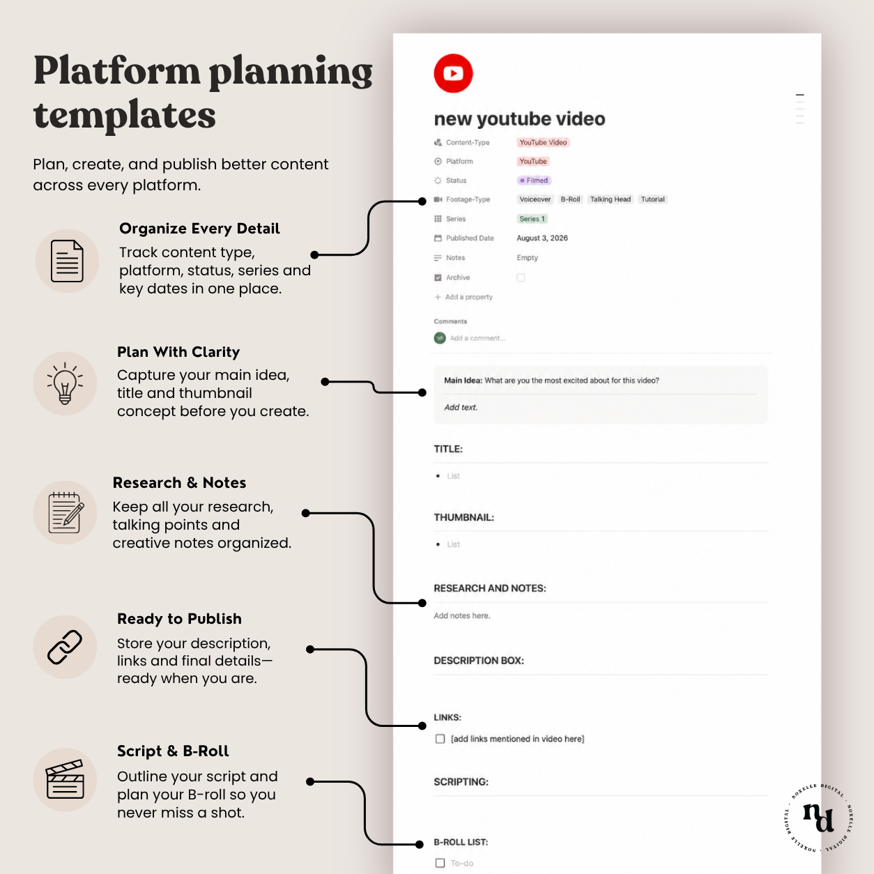 Social Media Content Planner